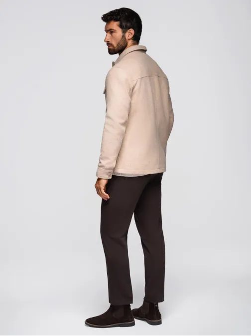 Elegantna bež jakna iz viskoze V1-JANP-0199