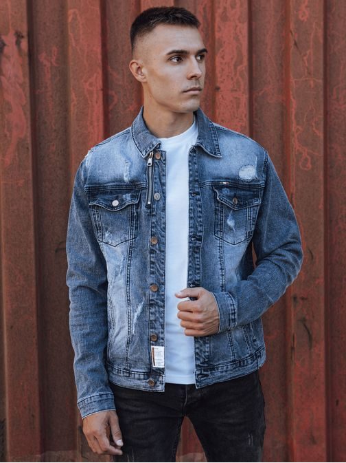 Modna moška jakna iz džinsa