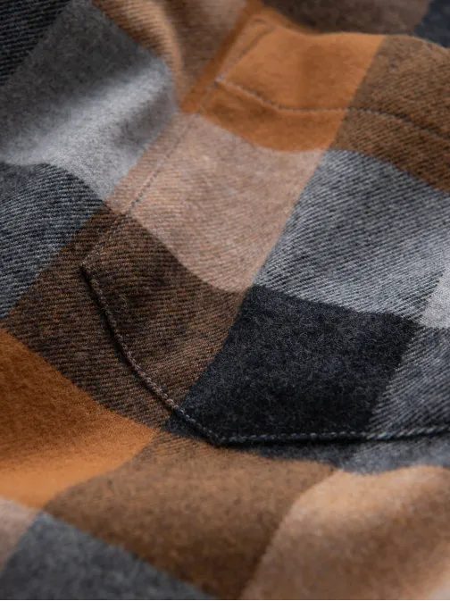 Originalna flanelna karo rumeno črna srajca V2 SHCS-0150