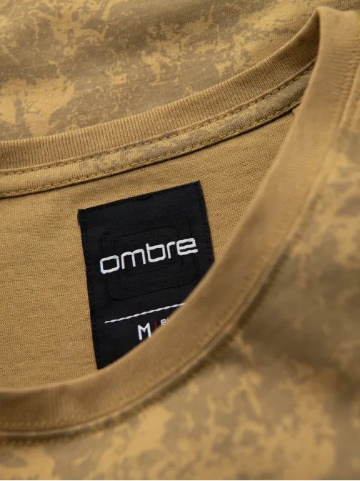 Edinstvena bombažna majica v olivni barvi V3 TSFP-0223