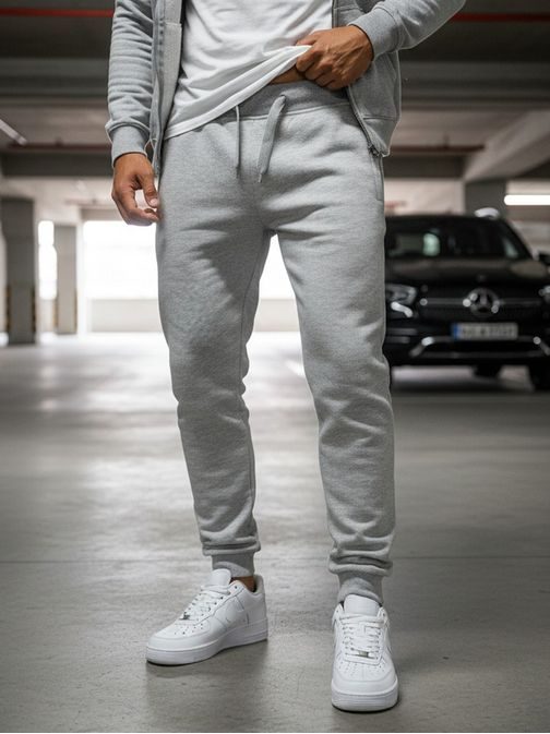 Siva moška originalna trenirka