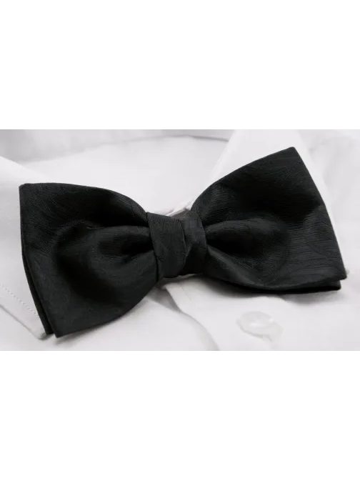 Eleganten moški metuljček s črnim vzorcem