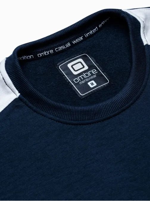 Čudoviti granat pulover brez kapuce B1081