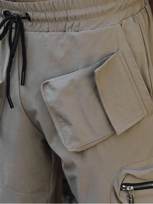 Moške bež cargo hlače