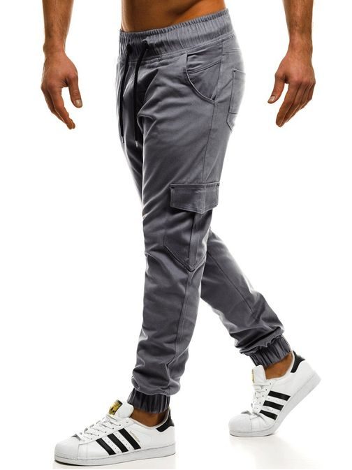 Moške sive jogger hlače OZONEE A/404
