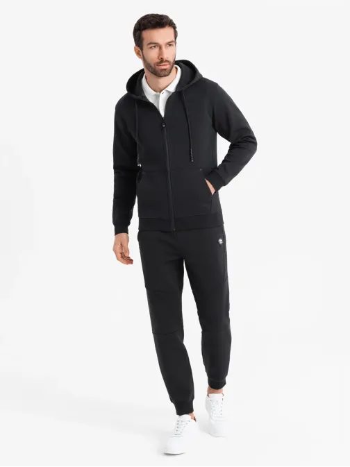 Črna moška jopica za prosti čas V3 SSZP-0213
