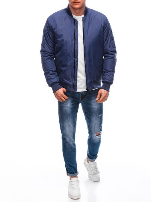 Originalna temno modra prehodna jakna C532