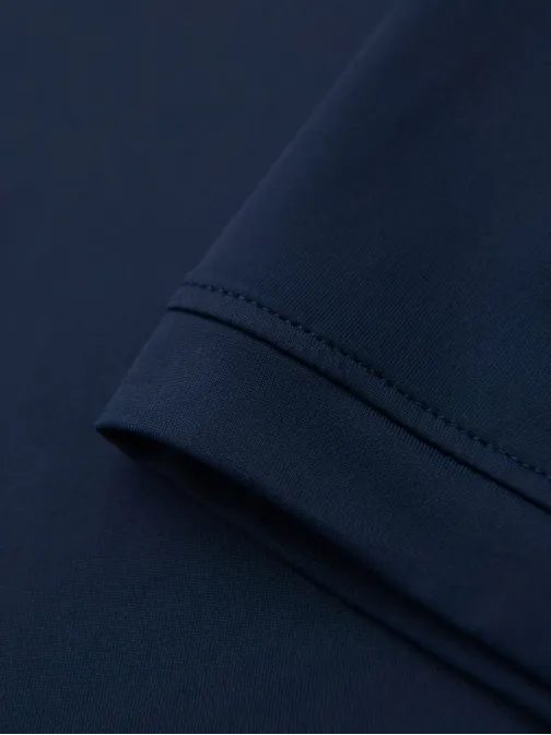 Elegantna temno modra moška polo majica V3 POSS-0150
