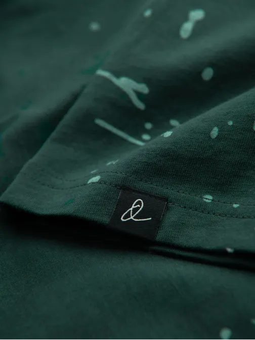 Brezčasna zelena moška majica z V3 TSFP-0187