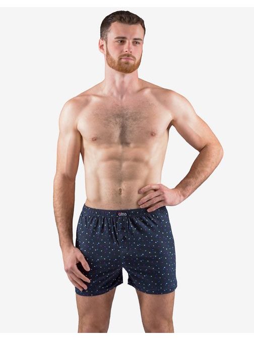 Črne moške boksarice z vzorcem