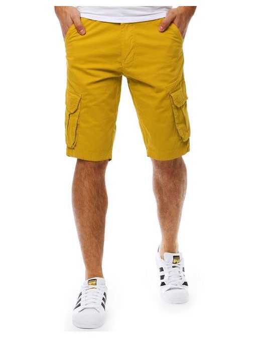 Atraktivne rumene kratke hlače z žepi
