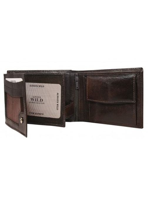 Elegantna rjava denarnica WILD