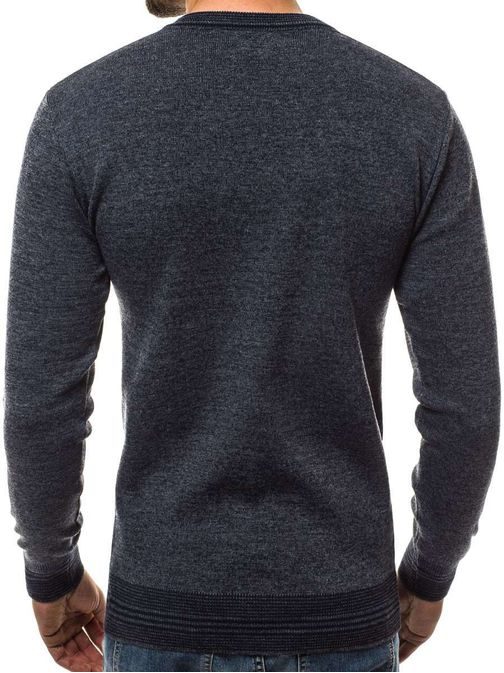 Stilski moški pulover indigo barve HR/1832Z