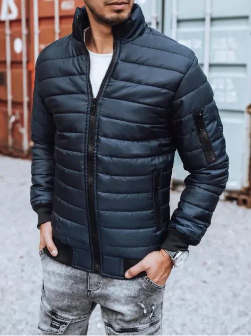 Prehodna jakna v granatni barvi