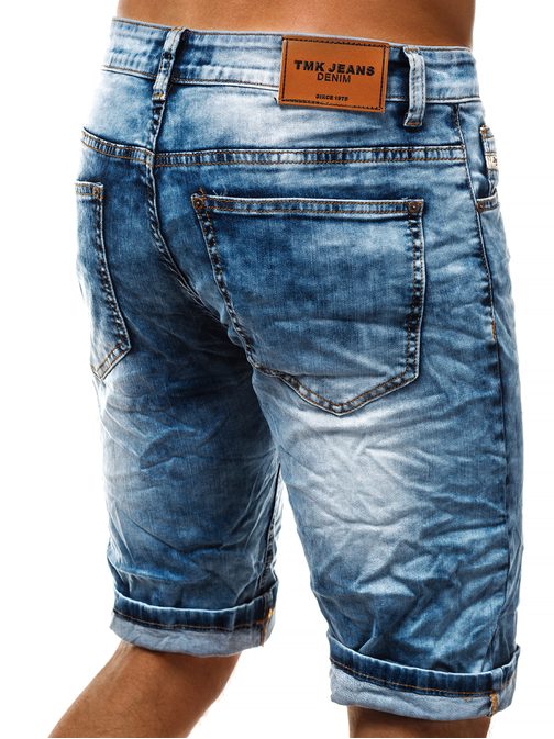 Udobne moške kratke hlače modre OZONEE TMK/7805