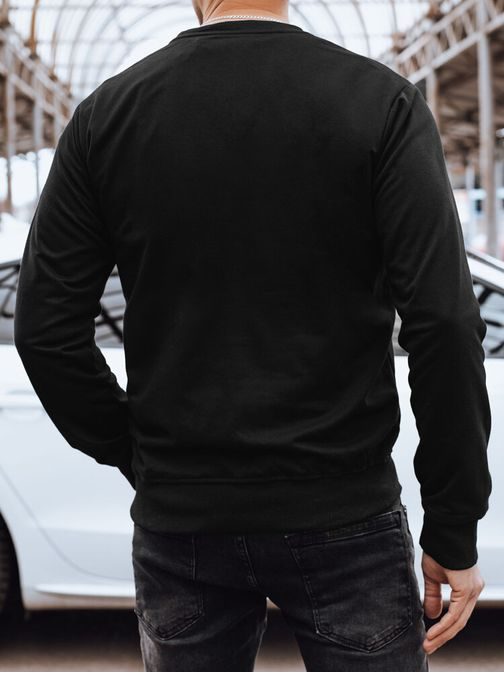 Atraktiven moški črn pulover