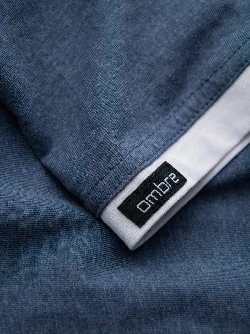 Modra majica s kapuco V12 TSCT-22SS-001