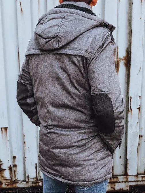 Trendovska siva zimska jakna