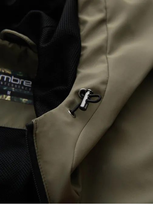 Osnovna olivno zelena prehodna športna jakna V2 JANP-0149