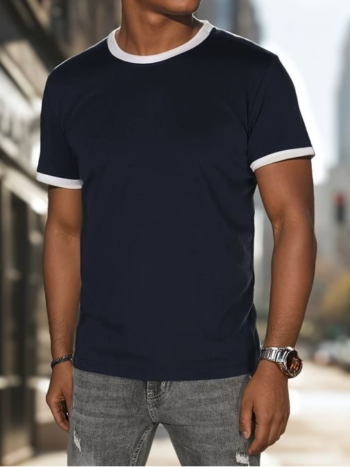 Udobna moška majica v barvi granata