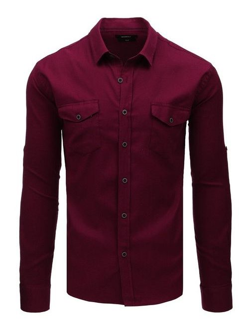 Originalna bordo SLIM FIT srajca