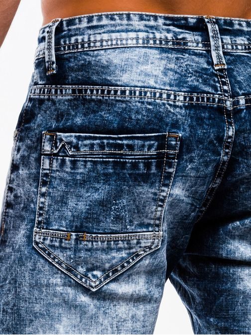Temno modre jeans kratke hlače w216