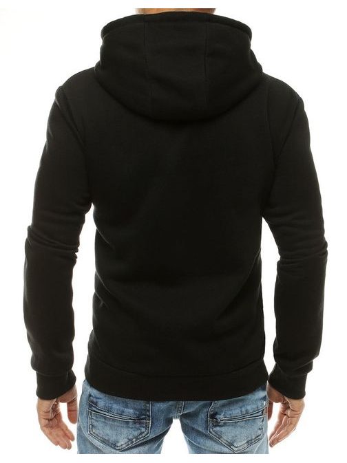 Črn pulover z izrazitim potiskom