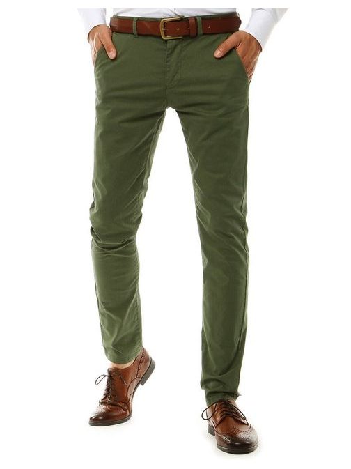 Elegantne zelene chinos hlače