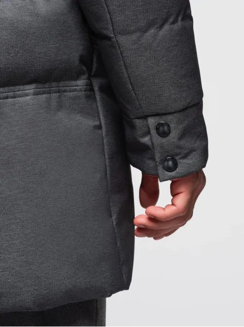 Brezčasna prešita siva moška parka  V2 JALJ-0264