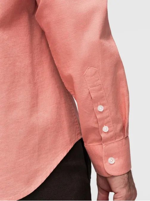 Breskova lanena srajca rednega kroja V1 K704