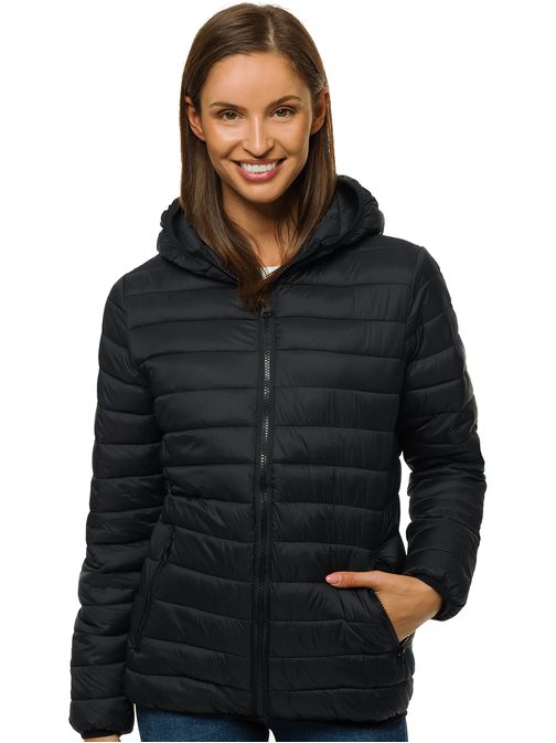 Trendovska ženska jakna v črni barvi JS/M23036/392