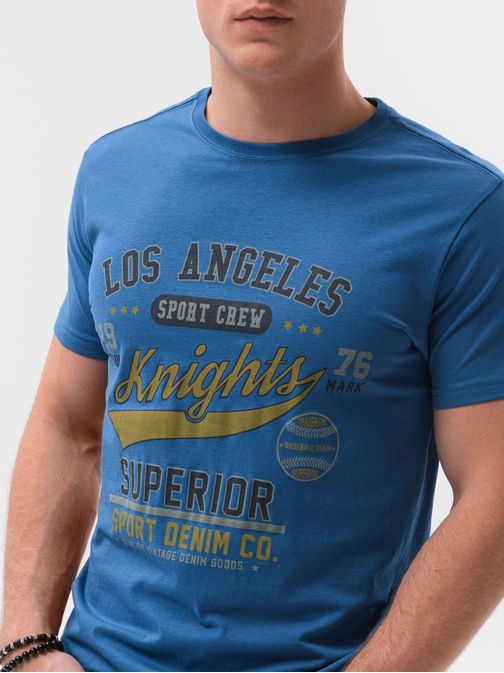Udobna modra majica Los Angeles S1434 V-23A