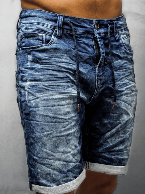 Temno modre jeans kratke hlače O/19300