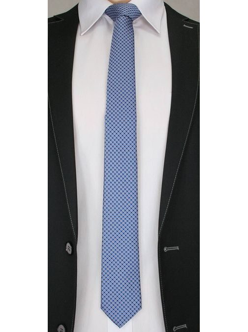 Modra rožasta kravata