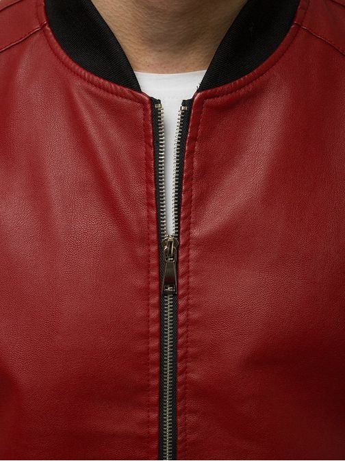 Bordo jakna iz umetnega usnja JB/JP1147Z
