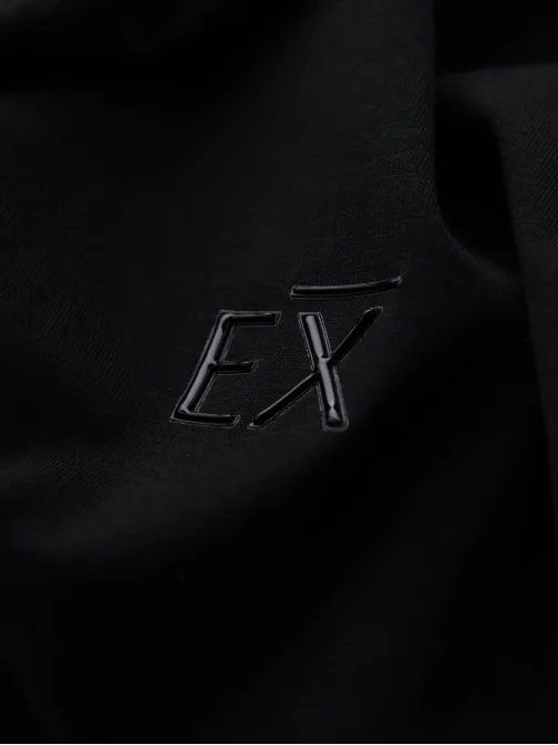 Unikatna črna majica z logotipom  V1 TSBC-0222