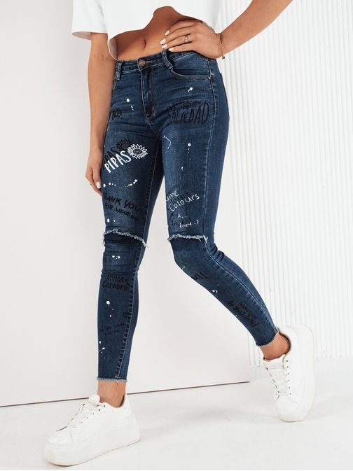 Nenavadne ženske modre kavbojke Rogue