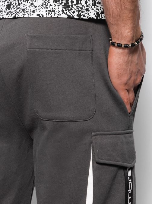 Edinstvene grafit kratke hlače z velikimi stranskimi žepi SRSK0106-V2
