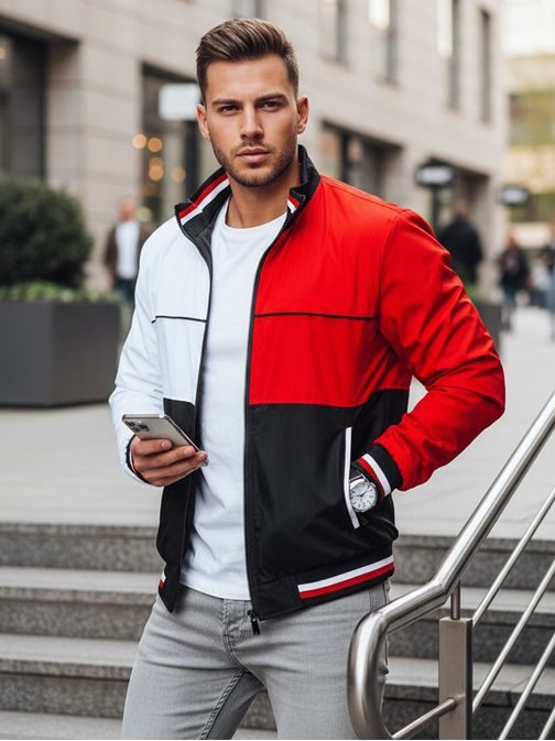 Prehodna črna jakna v stilskem dizajnu