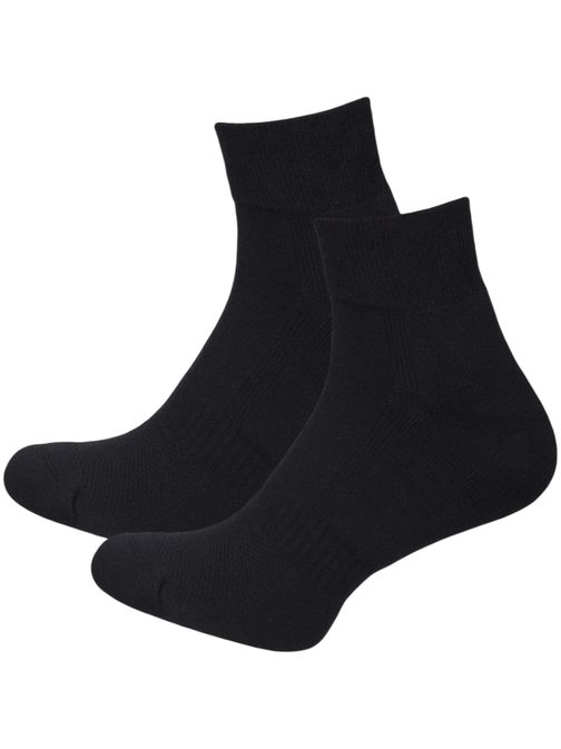 Srednje črne moške športne nogavice