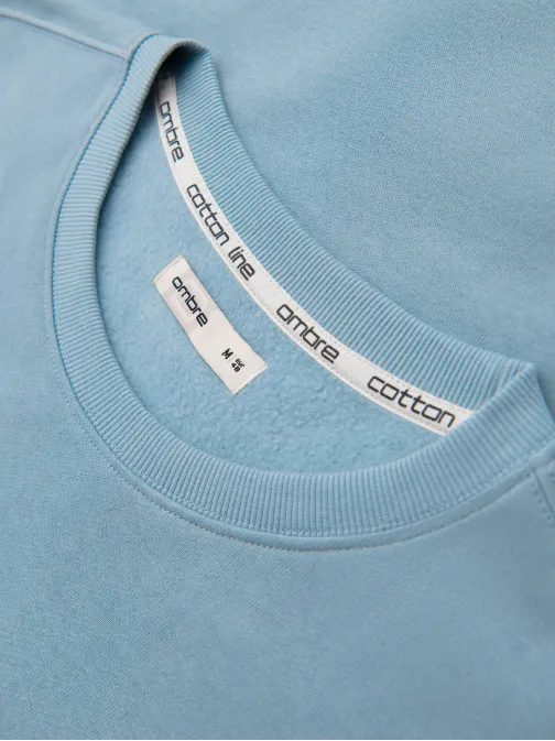 Modna svetlo modra kapuca brez kapuce V2 SSBN-0271