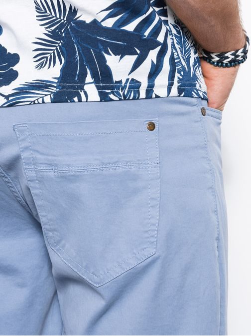 Udobne kratke hlače v modri barvi W303