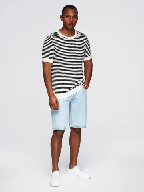 Črno-bela majica V1 TSCT-0255