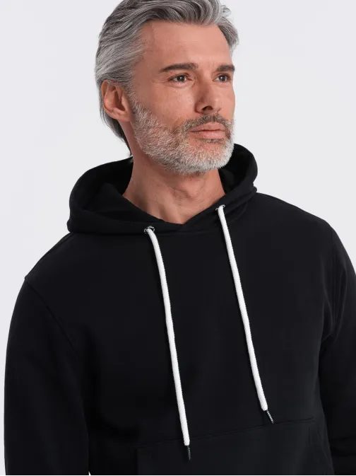 Brezčasen črn pulover V5 SSBN-0177