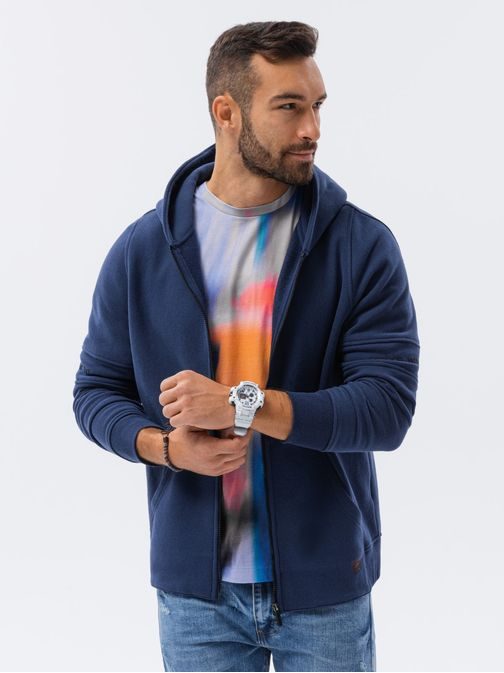 Granat pulover s kapuco V3 B1423