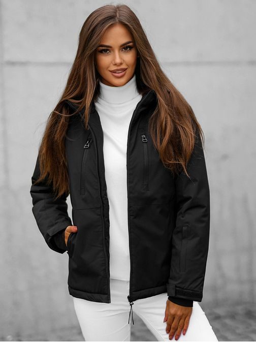 Črna prijetna ženska zimska bunda JS/HH012/1Z