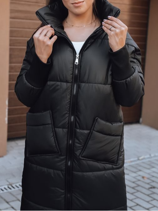 Modna ženska črna bunda Nadia