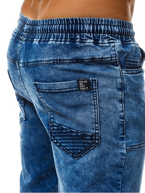 JEANS KRATKE HLAČE S ČRNO-RDEČIM DODATKOM OZONEE RF/HY340/2