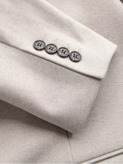 Brezčasen bež suknjič s stoječim ovratnikom V3 BLZB-0131