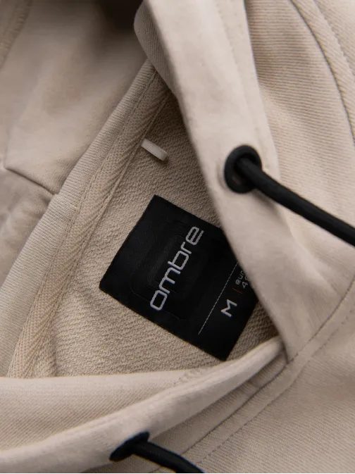 Brezčasna bež moška jopica V2 SSNZ-0225